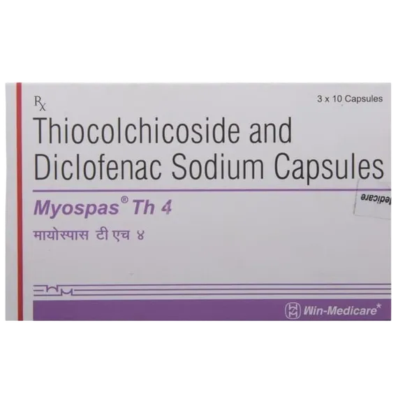 myospas th 4mg tablet 10's